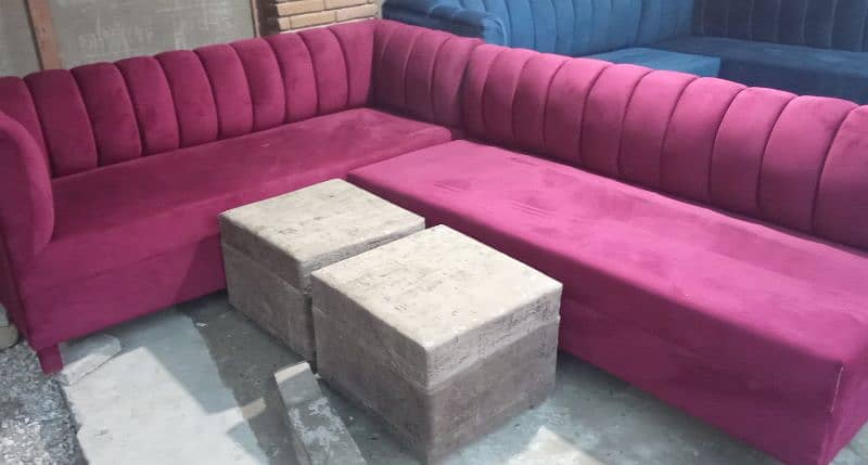 L shape sofa available 1