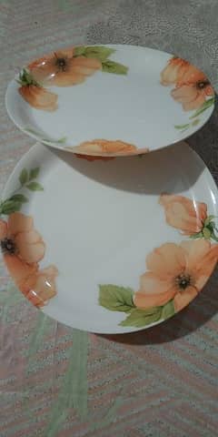 melamine plates/crystal dish/cooler