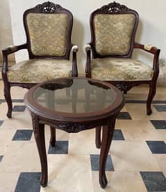 Bed Room Chairs & Table/ Coffee Table & chairs 0