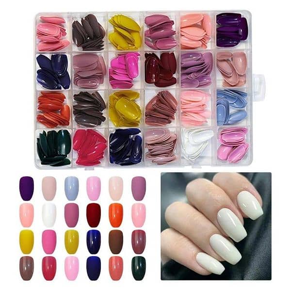 24 PCS Artificial Nails 1