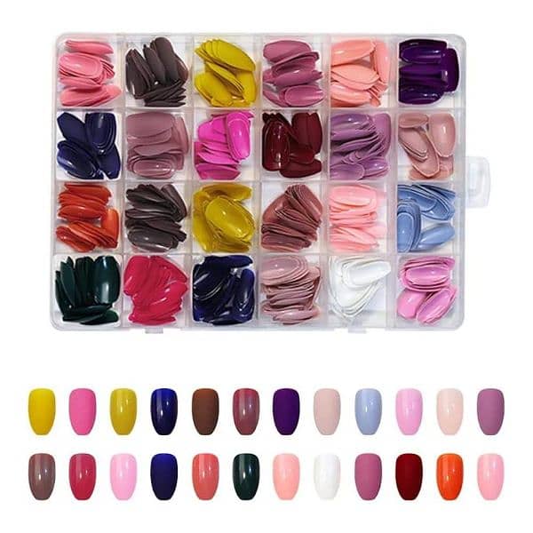 24 PCS Artificial Nails 3