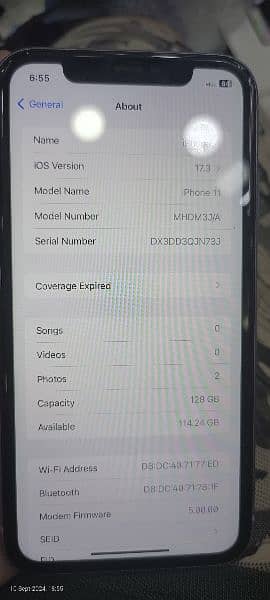 IPHONE 11 pta 128gb 2