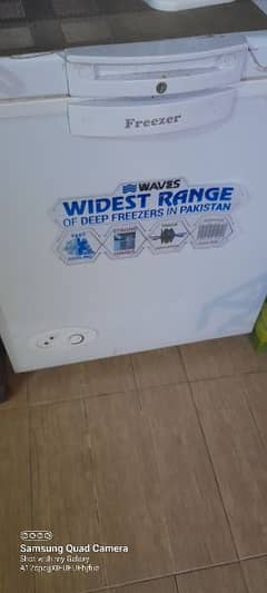 waves deep freezer like new