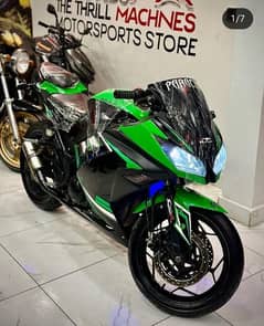 Kawasaki Ninja zx3r 400cc dual cylinder replica heavy bike