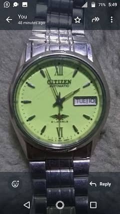 original citizen Eagle 7 . Automatic Day- Date Luminous Dail