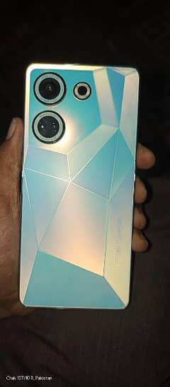 Tecno camon 20 , 10/10 condition with box and charger