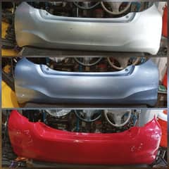 Toyota Vitz 2011-2016 Rear Bumpers - Toyota Vitz Ksp130 Back Bumpers