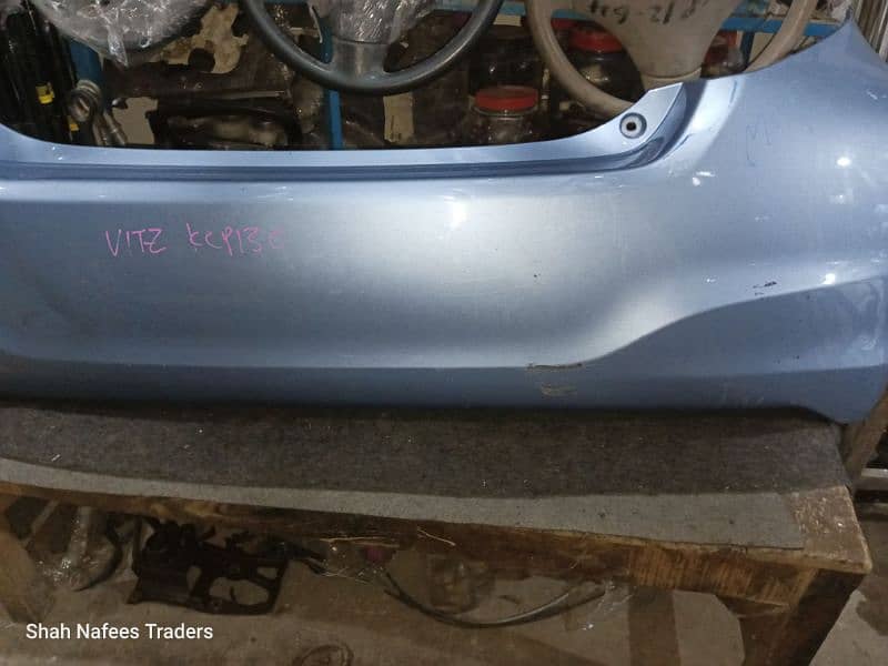 Toyota Vitz 2011-2016 Rear Bumpers - Toyota Vitz Ksp130 Back Bumpers 10