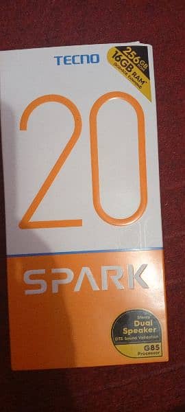 Tecno Spark 20 256GB 16GB RAM 0