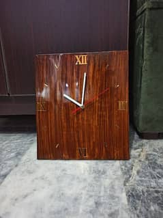 Handmade Wooden Wall Clock