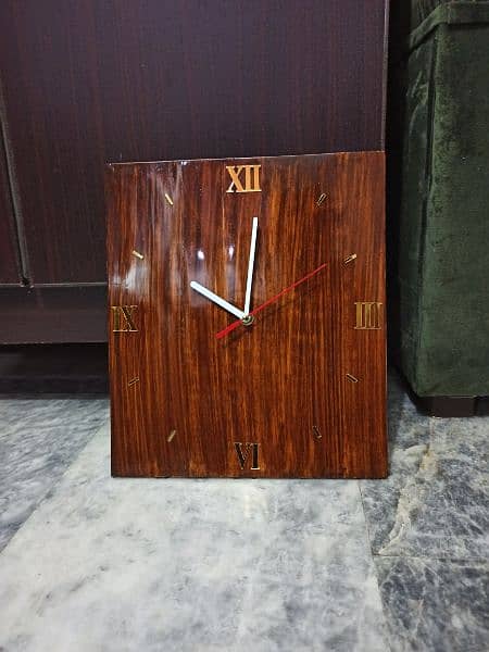 Handmade Wooden Wall Clock 0