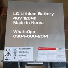 Lithium Battery 48V 100Ah Made in korea 0