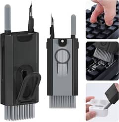 8 In Mulifunctional Cleaning Kit  Portable Keyboard Cleaner With Brush