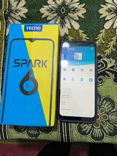 techno Spark 6 Go with box canble