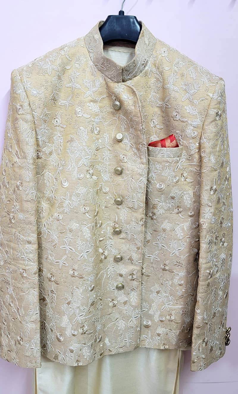 Amir Adnan bridal Prince coat with suit 3