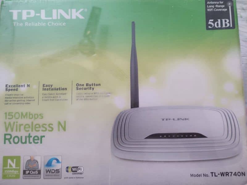 TP LINK WR740N WIFI ROUTER 0