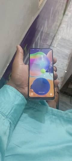 samsung a31 led display front finger mobile bilkul theak hn si