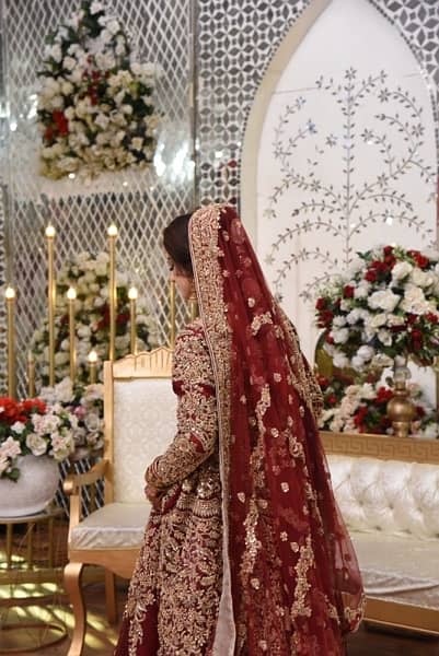 barat lehnga with 2 dupattas 5