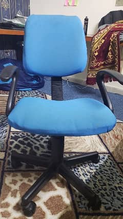 office chair blue