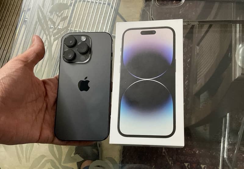 IPhone 14 pro PTA approved Black 128gb 0