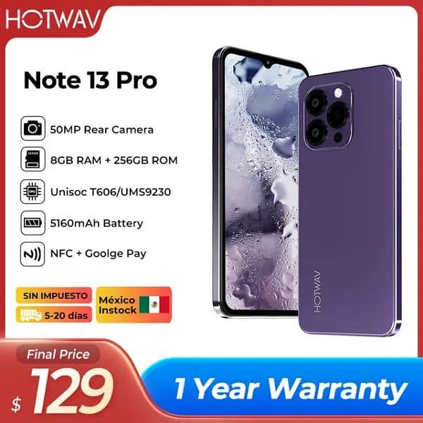 HOTWAV NOT 13 PRO SMART PHONE 1