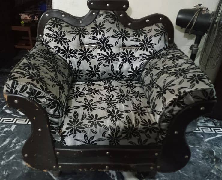 Used sofa set 321 1