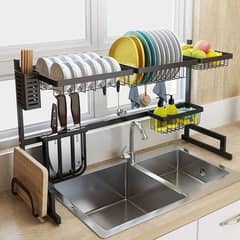 Sink Dish Adjustable Dish Drying Rack Over The Sink Rank Stainless