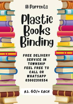 Plastic Sheets Books Binding