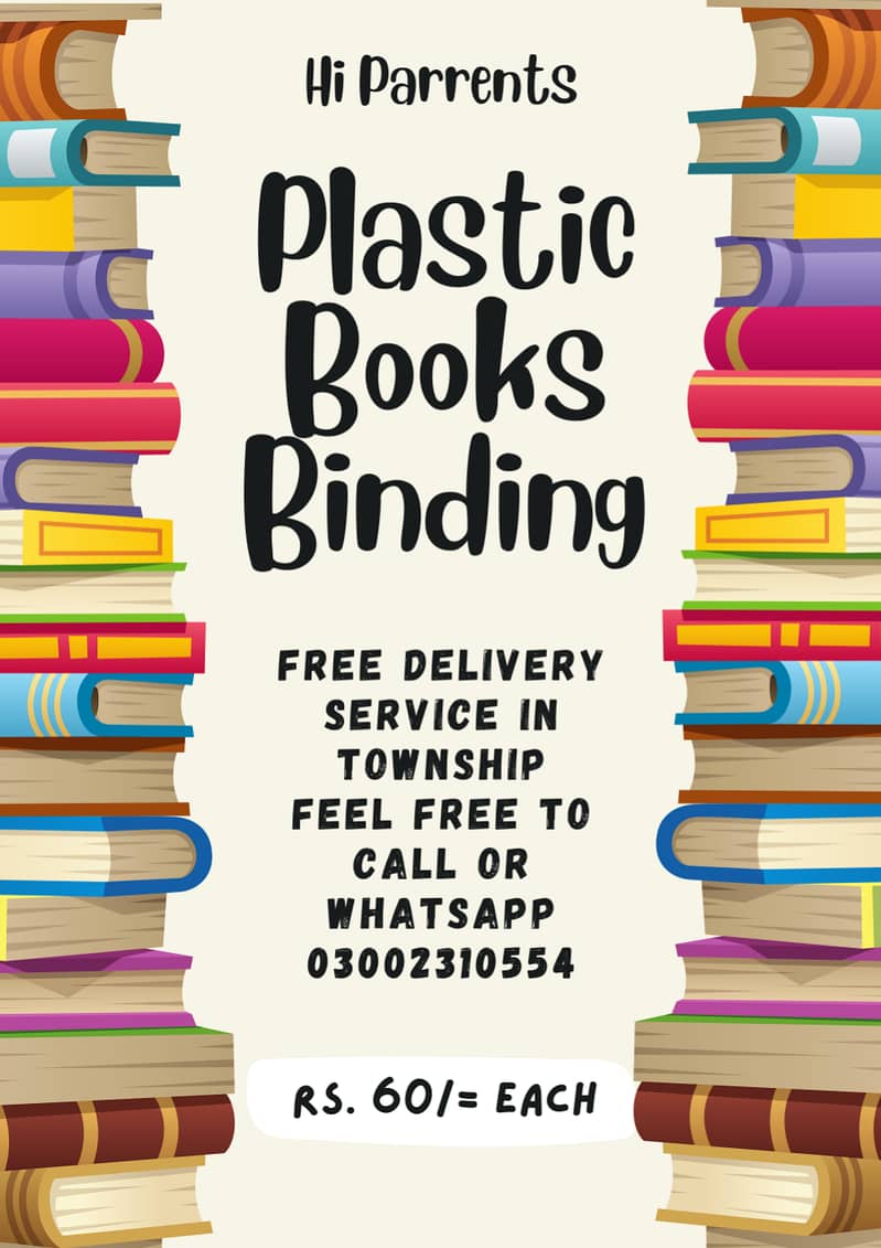 Plastic Sheets Books Binding 0