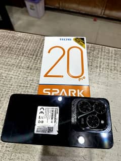 Tecno spark 20 pro 9 months warranty condition 10/10 Box charger 0