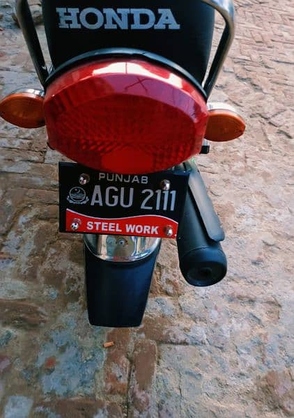 Honda CG125 2021 All Punjab Number Lush Condition 7