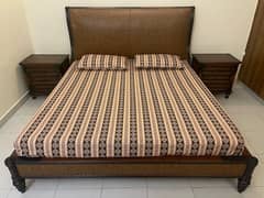 Bed set / Habitt bed/ King size bed / Wardrobe/ Side tables