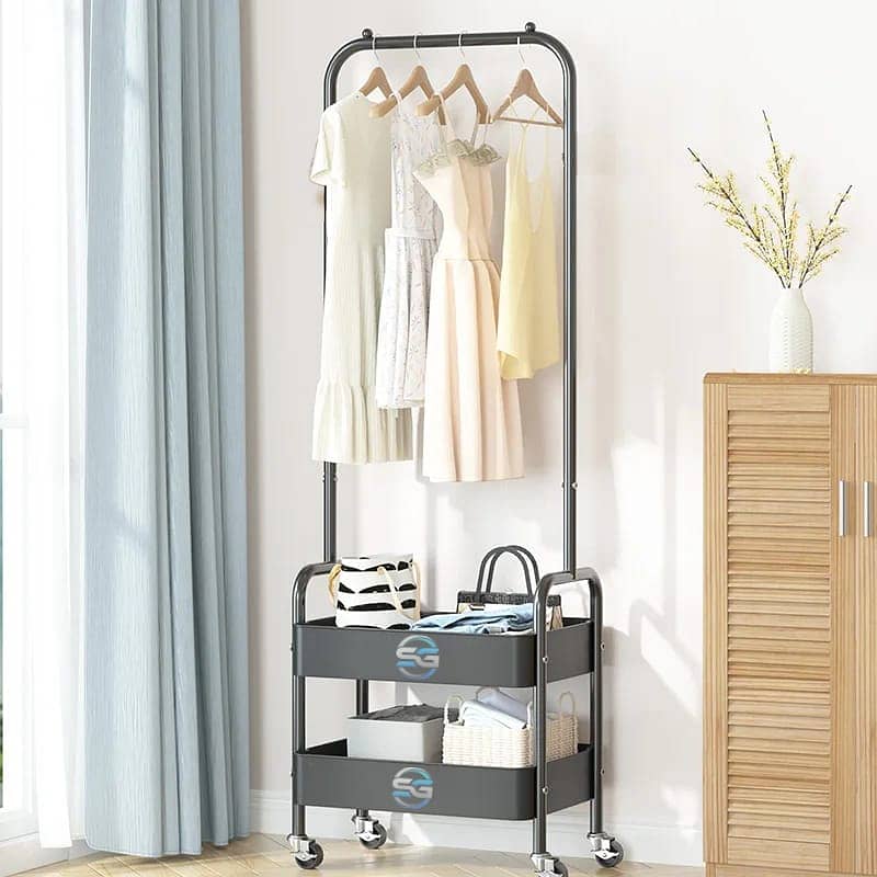 Shah G 3-in-1 Garment Rack Shoe Rack Clothing Rack Imported High Quali 5