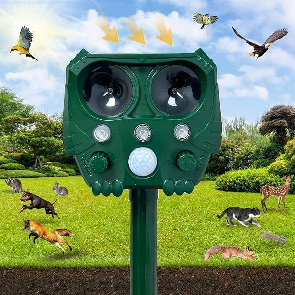 Amazon Branded Solar birds Ultrasonic Animal Repeller Pest control 0