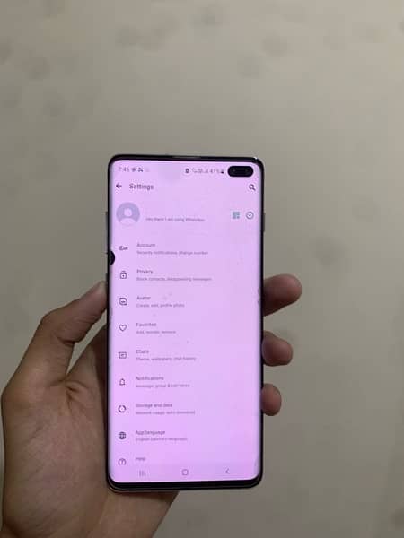 Samsung s10plus 4G 1