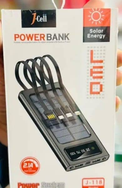 Solar Power 10000mAh Power Bank 3