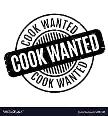 COOK REQUIRED FOR 24 HOUIR INCLUDUNG STAY FOOD