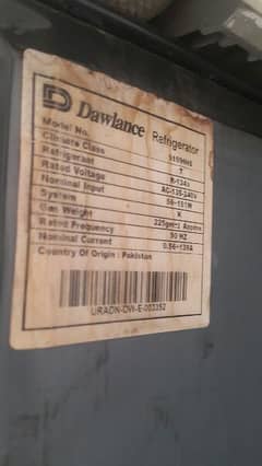 dawlance refrigerator 0