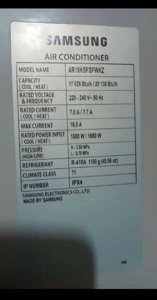 Samsung 1.5 ton Triangular AC 2