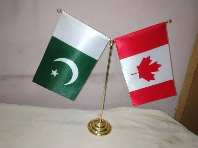 Indoor Flag +Golden Pole, Table Flag, UK & USA Flag, Country Flags 8