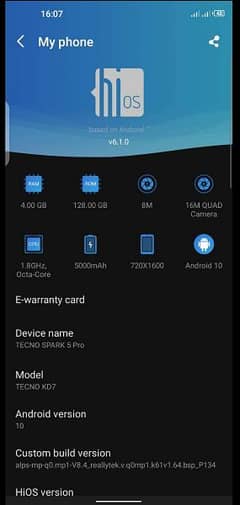 Tecno Spark 5 pro 4/128 Gb