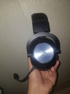 Logitech g pro x gaming headset with blue voice