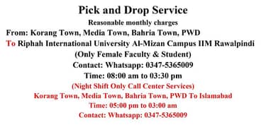 pick &drop service