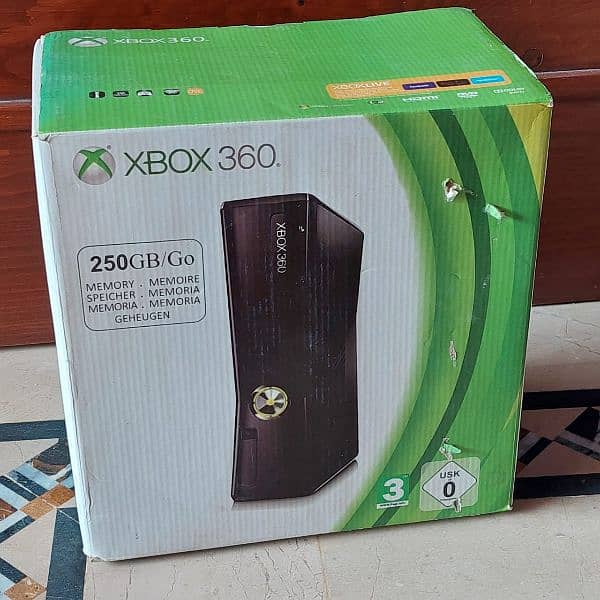 xbox 360 with two controls 6