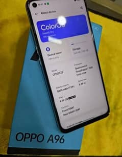 oppo a96 model ha bhot hi achi halat ma