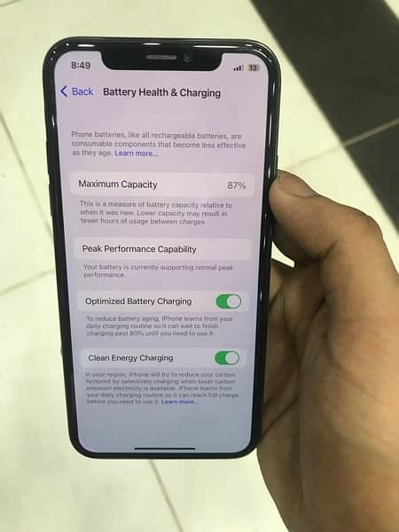 iphone x / pta approved / 256gb 2