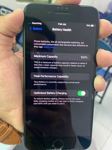 iPhone 7 plus pta approved original condition 128gb 100 battery health 1