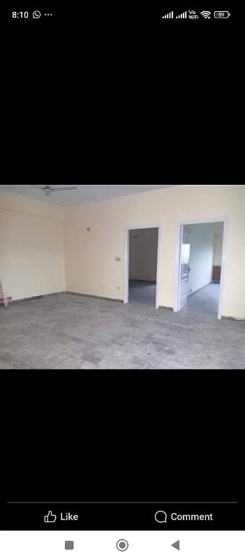 I-8. Markaz commcial apartment available for rent main Double road location Ideal location 19