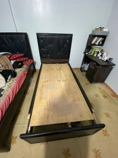 single wooden modern bed for sale 0