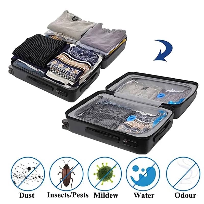 Vacuum Bag space saver travelling bag waterproof dustproof bags 3